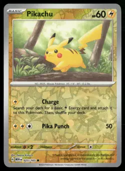 Pikachu - (Reverse Cosmos Holo) (Costco Exclusive) Miscellaneous Cards & Product - Image 1