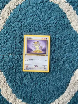 1st Edition MEOWTH 56/64 Jungle Set - Pokemon WOTC Vintage Card - NM - Image 2