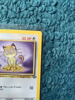 1st Edition MEOWTH 56/64 Jungle Set - Pokemon WOTC Vintage Card - NM - Image 5