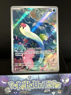 Pokemon Card Wiglett 206/198 Scarlet & Violet Base Illustration Rare NM - Image 1