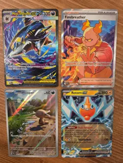 Lot of (4) Pokemon Phantasmal Flames Cards - Double, Special & Illustration Rare - Image 1