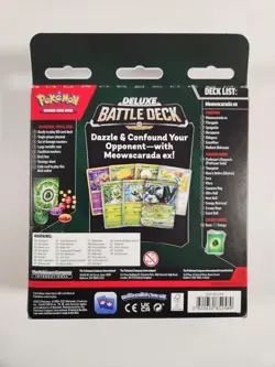 Pokemon Deluxe Battle Deck Meowscarada EX 60 Card Deck (New & Sealed) - Image 2