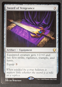 MTG Card - 1x Sword of Vengeance - Commander Legends - LP - Magic The Gathering - Image 1