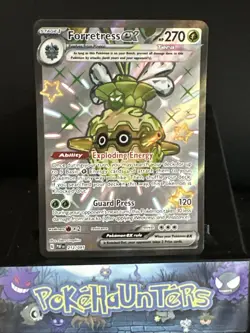 Pokemon Card Forretress ex 212/091 Paldean Fates Shiny Ultra Rare Near Mint - Image 1