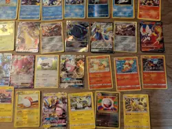 Damaged Vintage/Modern Pokemon Card Lot Holo, Rare, Etc Pikachu ? - Image 2