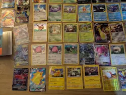 Damaged Vintage/Modern Pokemon Card Lot Holo, Rare, Etc Pikachu ? - Image 3