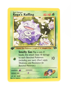 Lot Of 5 Pokemon Cards Cloyster Horsea Kogas Blaines Ponyta Kubuto Uncommon 193 - Image 3