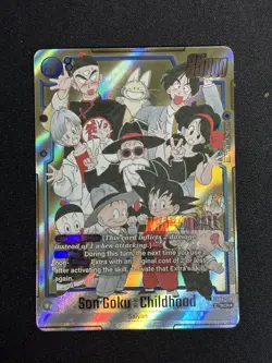 Son Goku : Childhood FB06-119 Secret Rare Manga Booster 02 Dragon Ball Card En - Image 1