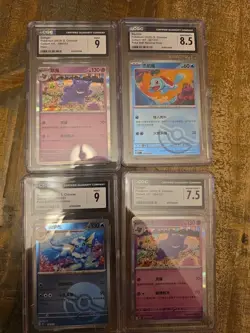 Pokemon TCG CGC Graded Pokemon Card Lot Of 4 - Image 1