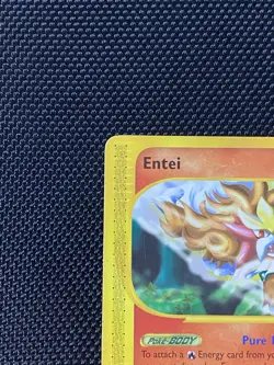 Pokemon Entei TCG Aquapolis 1st Edition Rare Card 10/147 NON HOLO - Image 2