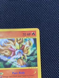 Pokemon Entei TCG Aquapolis 1st Edition Rare Card 10/147 NON HOLO - Image 3