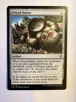 Prized Statue 334/361 Commander Legends: Battle for Baldur's Gate Magic NM - Image 1