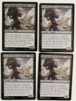 4X * Gray Merchant of Asphodel * Theros Beyond Death x4 THB MTG Playset Magic - Image 1