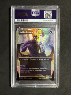 2025 MTG FINAL FANTASY #0398 KEFKA, COURT MAGE/KEFKA, RULER OF RUIN PSA 10 - Image 2