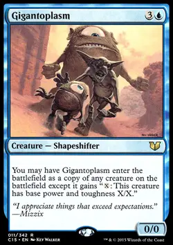 Magic the Gathering MTG Gigantoplasm (11) Commander 2015 LP - Image 1
