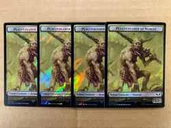 MTG 4x SURGE FOIL Plaguebearer of Nurgle Warhammer 40K Magic the Gathering x4 NM - Image 1