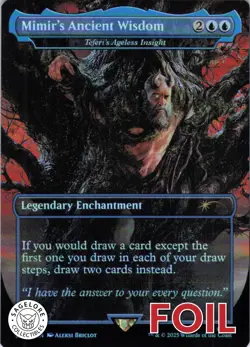 MTG Mimir's Ancient Wisdom (2214) | NM Foil | Secret Lair God of War {SLD} - Image 1