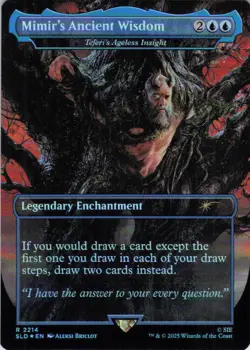 MTG Mimir's Ancient Wisdom (2214) | NM Foil | Secret Lair God of War {SLD} - Image 2
