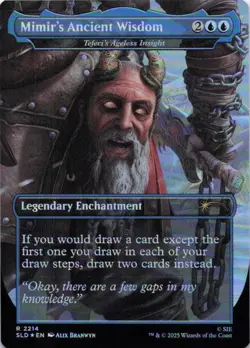 MTG Mimir's Ancient Wisdom (2214) | NM Foil | Secret Lair God of War {SLD} - Image 3