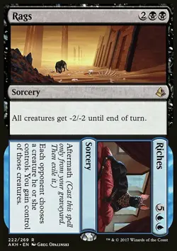 Magic the Gathering MTG Rags (222) Amonkhet NM - Image 1