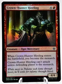 Crown-Hunter Hireling 050/221 Foil Conspiracy Take the Crown CNS MTG NM - Image 1