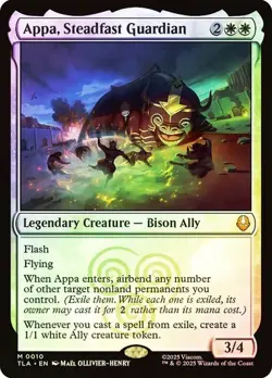 Appa, Steadfast Guardian (0010) - Avatar: The Last Airbender - Mythic Rare (F.) - Image 1