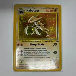 1999 Pokemon Fossil 1st Edition #9 Kabutops HOLO RARE - Image 1