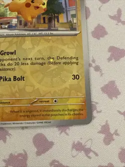 Pokemon Paldean Fates 018/091 Pikachu Cosmos/Reverse Holo Costco EXCLUSIVE - Image 4