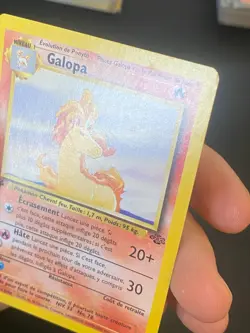 CARTE POKEMON GALOPA 44/64 EDITION 1 FR UNCO WIZARDS JUNGLE - TBE - Image 3