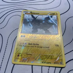 Pokemon TCG Zekrom Next Destinies 50/99 Reverse Holo Rare MP - Image 2