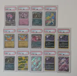 Pokemon PSA Slab Graded Lot of 14 - Image 1