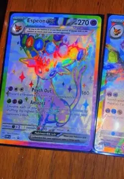Pokemon TCG Umbreon Ex Espeon Ex Svp 175 176 Promo Pair NM Prismatic Evolution - Image 1