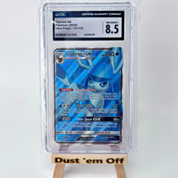 Pokemon TCG Glaceon GX Ultra Prism 141/156 Full Art Ultra Rare CGC 8.5 NM/MT+ - Image 1