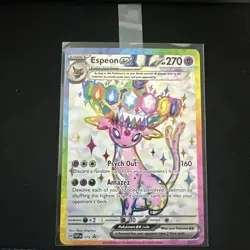 Pokemon Espeon ex SVP 175 Premium Figure Collection Black Star Promo NM - Image 1