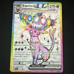 Pokemon Espeon ex SVP 175 Premium Figure Collection Black Star Promo NM - Image 2