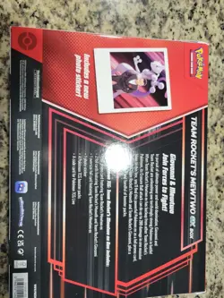 Pokemon TCG Destined Rivals Team Rocket's Mewtwo EX Box - Factory Sealed - NEW! - Image 2