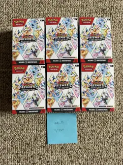 Prismatic Evolutions Booster Bundle Sealed Pokemon TCG S&V 6x - Image 1