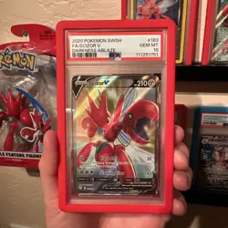 2020 Pokemon SWSH Darkness Ablaze Scizor V #183/189 PSA 10 - Image 1