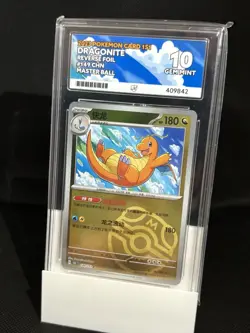 ACE 10 Dragonite Masterball Reverse Holo 149/151 Chinese Pokemon TCG (NOT PSA) - Image 1