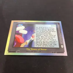 Pokemon Topps 2000 TV Ep #22 The Tower of Terror Holo Foil Blue Label MP - Image 5
