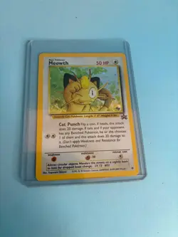 Meowth 10 Wotc Black Star Promo Holo Pokemon Card NM - Image 4