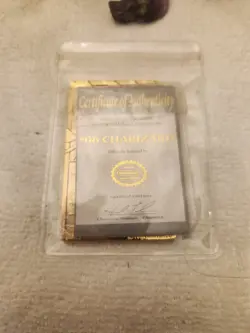 1999 Charizard Pokemon Trading Card 24K Gold Plated, Limited Edition Burger King - Image 2
