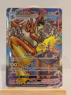 Custom Fan Art Blaziken Vmax Rapid Strike High Quality Custom Card Foil Finish - Image 2