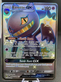 Banette GX SV61/SV94 Hidden Fates Shiny Full Art Englisch Pokemon Card Karte - Image 1