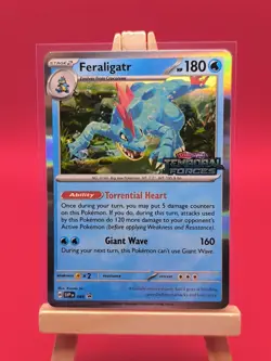 Feraligatr SVP089 Temporal Forces Prerelease Promo Holo Rare Pokemon Card - Image 3