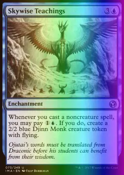 Magic the Gathering MTG Skywise Teachings (73) Iconic Masters LP FOIL - Image 1