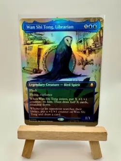 FOIL - Wan Shi Tong, Librarian Borderless 320 Avatar TLA MTG Mythic Unplayed - Image 1