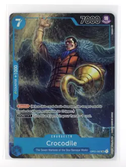 One Piece ENGLISH Romance Dawn Crocodile OP01-067 SR Parallel - Image 1