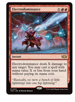 Electrodominance Commander: Tarkir Dragonstorm MTG - Image 1