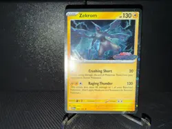 Zekrom 066 2023 Pokemon Paradox Rift Stamped Cosmos Holo Rare Promo Card NM+ (a) - Image 1
